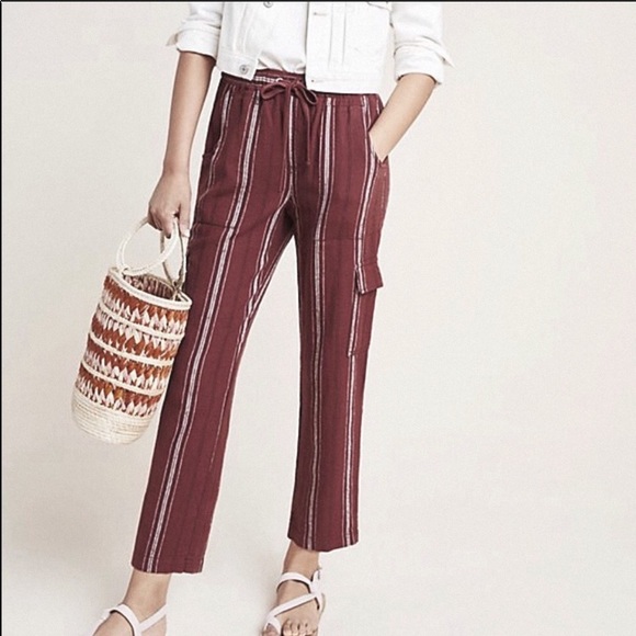 sanctuary discoverer linen cargo pants